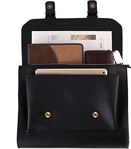 Jakago kožna messenger vrećica retro aktovka za 13,3inch laptop messenger torba torba cross body torba za radno poslovanje putovanje