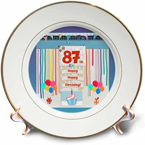 3Drose Slika 87. rođendanske oznake, kolača, svijeća, balona, ​​poklona, ​​streamers - ploče