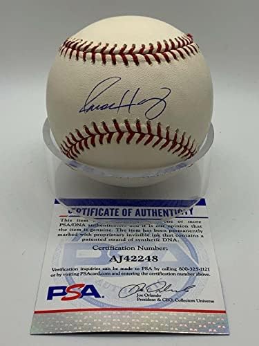 Aaron Harang Cincinnati Reds potpisao je službeni autogram OMLB bejzbol PSA DNA *48 - Autografirani bejzbol