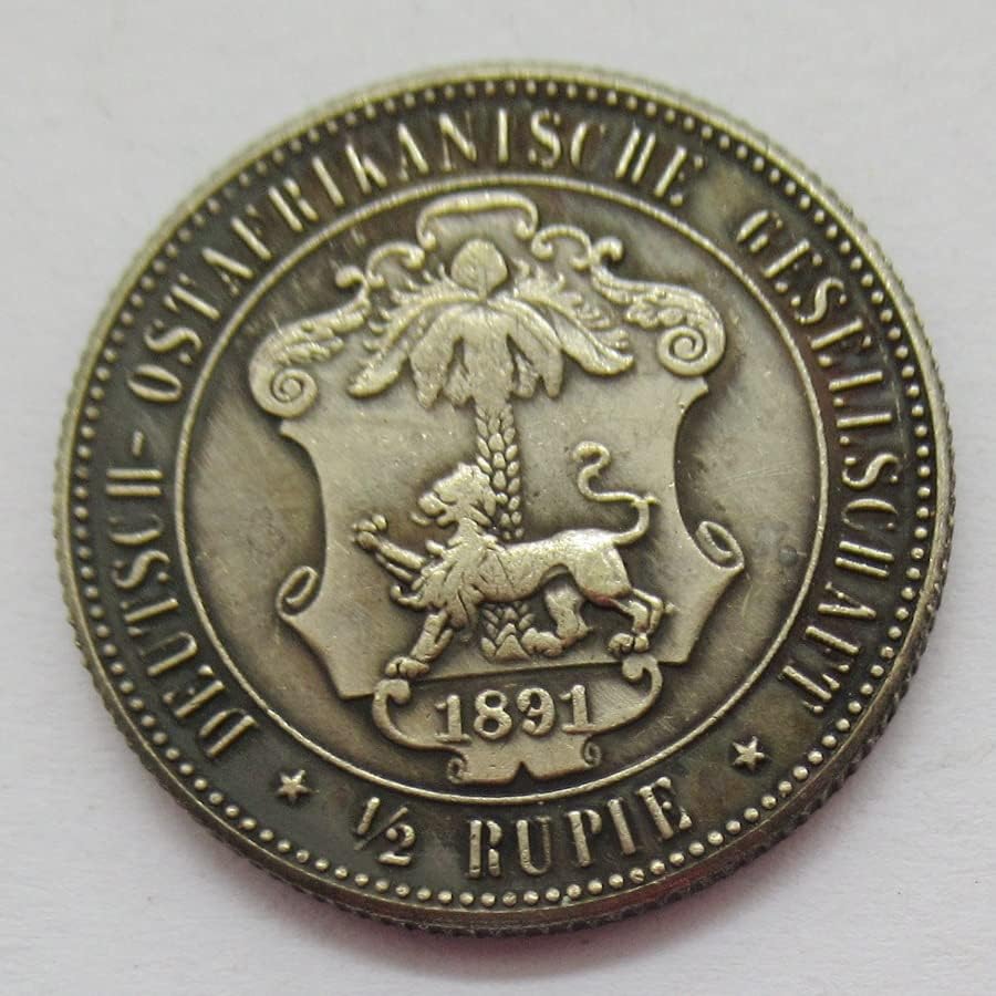 1/2 Indijske rupije 1891, 1897. Strani kopija bakarskog komemorativnog novčića