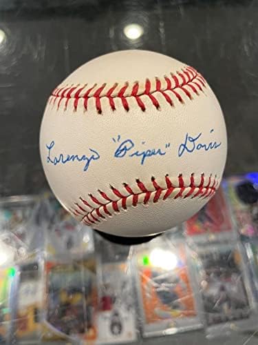 Lorenzo Piper Davis Negro lige Singl potpisani bejzbol JSA Mint - Autografirani bejzbol