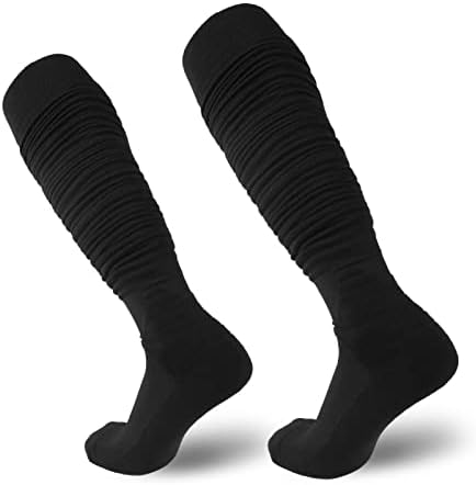 Yyxr nogometne čarape non -skliznu ekstra duge nogometne čarape muškarci bijeli nogometni čarape koljeno visoke scripchie atletske
