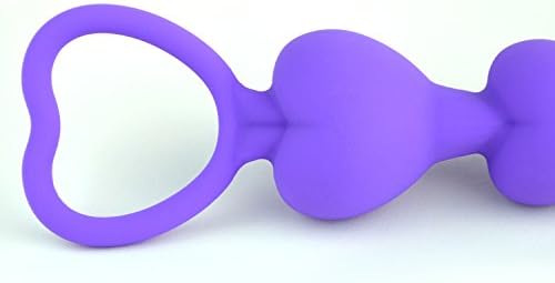 Lovei analni seks igračke perle stražnjica utikač masažera prostate u obliku srca sa sigurnim ručicom za ručicu mekanog nosača unisex