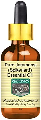 DevPrayag čisto Jatamansi esencijalno ulje s staklenom kapinom destiliranom 30 ml