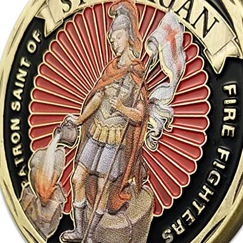 Sveti Florian zaštitnik vatrogasaca Izaziva Coin Sjedinjene Države Molitva