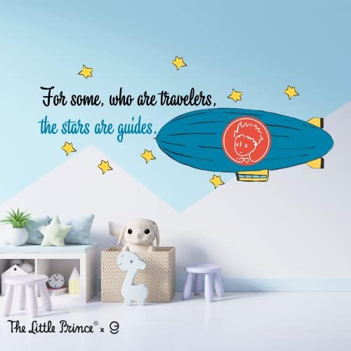 Mali princ citat za neke, koji su putnici, zvijezde su vodiči. Zidna naljepnica - EGD x The Little Prince Series - Prime Collection
