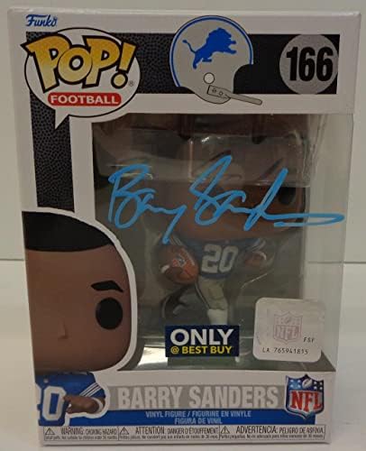 Barry Sanders Autografirani Detroit Lions Funko Pop Figurica - Autografirani NFL figurice