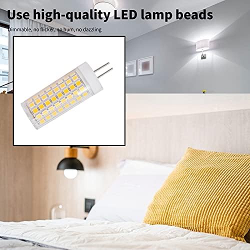 LED cilindrična svjetiljka od 10 vata, topla bijela LED žarulja od 100 vata, ekvivalentna 1000 lm, LED svjetla za luster s mogućnošću