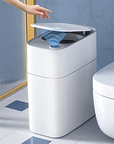 Spremnik za smeće s automatskim senzorom za pakiranje vrećica od 14 litara kućni toalet pametna kuhinjska kanta za smeće uska kupaonska