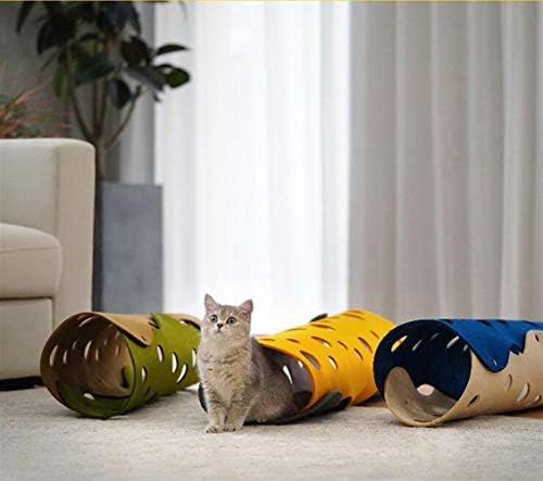 Zyxln Cat House Mačke vreće za spavanje - vuna filca mačka tunel stablo špilja mačji tunel mačji kanal interaktivni funkcionalni tunel