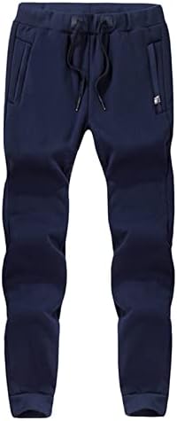 Muške sportske hlače modne obične tople hlače s podstavom od kašmira olovke hlače srednjeg struka sportske casual hlače za trčanje
