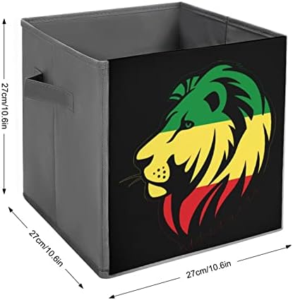 Rasta lav koji se mogu sklopiti kante za pohranu Osnove za skladištenje kockice za skladištenje tkanina Organizatorske kutije s ručkama