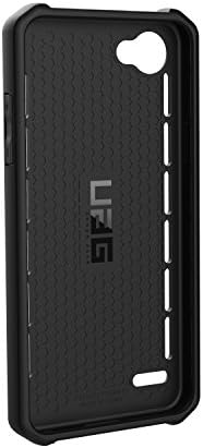 Urbani oklopni oprema UAG LG Q6/LG Q6+ [5,5-inčni zaslon] Outback pero-svjetlost robusna [Black] Vojni kapka Telefonira
