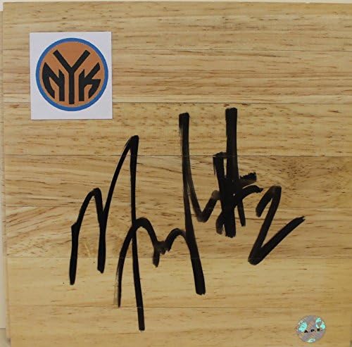 Maurice Taylor New York Knicks Autografirano 6x6 ploča s podnim odborom - Autografirani NBA podne ploče