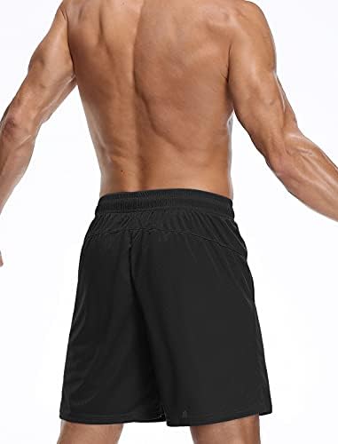 Muške 7-inčne kratke hlače za trčanje, sportske kratke hlače za vježbanje u teretani s džepovima