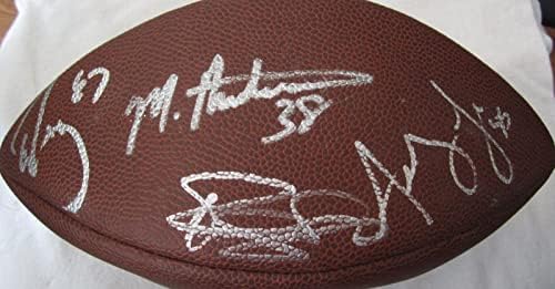 2003. Broncosov tim potpisao je nogomet Mike Anderson Lelie Ed McCaffrey Rod Smith JSA - Autografirani nogomet
