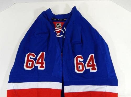 New York Rangers Segrey Zborovskiy 64 Igra je izdana Blue Jersey DP08947 - Igra korištena NHL dresova