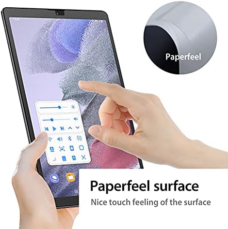 bersem [2 paket paperfeel zaslon zaslon dizajniran za Samsung Galaxy Tab A7 Lite 8,7 inča, Anti Sjaj s jednostavnim instalacijskim