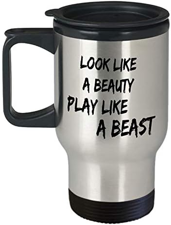 Lacrosse šalica za putnički kave Najbolja smiješna jedinstvena šalica čaja lagane osobe savršena ideja za muškarce izgledaju kao igra