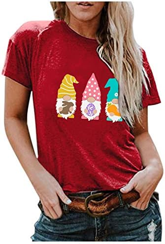 Ljetne majice s kapuljačom za žene modne Ležerne gradijentne prozračne košulje dugih rukava s četvrtastim vratom, Slatki labavi kroj
