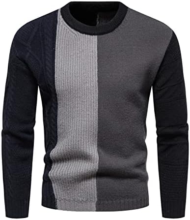 Muški plus džemperi povremeni personalizirani ukrasni patentni zatvarač gornjeg okruglog vrata majice dugih rukava