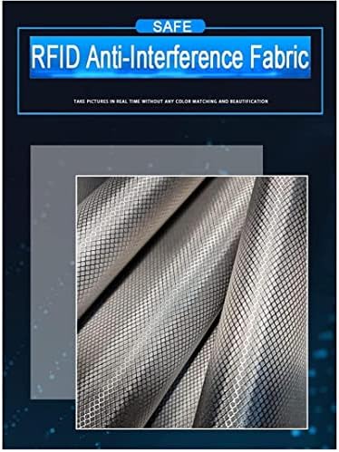 ADSWIN EMF Šariti Faraday tkaninu, EMI, RF & RFID zaštitna tkanina, nikla bakrena tkanina - zaštita od zračenja/materijal za blokiranje
