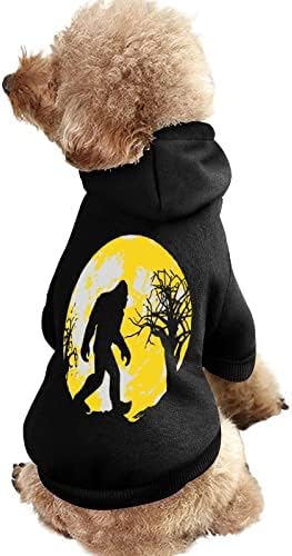 Bigfoot sasquatch puni mjesec kućni ljubimci mekanog toplog psa džemper tiskani uzorak za kućne ljubimce s šeširima