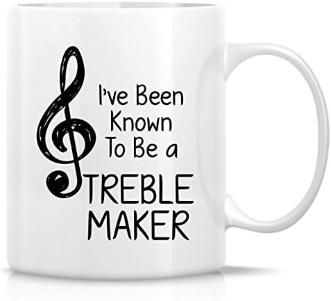Retreez Smiješna šalica - poznato mi je da sam glazbeni glazbenik visokih morskog glazbenika 11 Oz keramičke šalice za kavu - smiješni,
