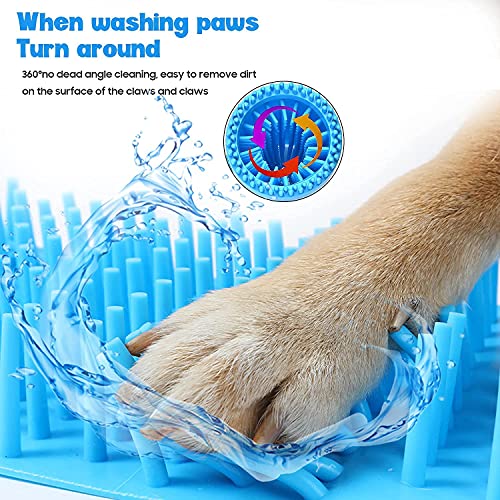 Alat za čišćenje psećih šapa, prijenosni uređaj za čišćenje psećih šapa, pranje psećih šapa, piling za kupanje, prijenosna silikonska