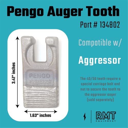 RMT oprema tvrdoglavi 40/50 agresor Auger zub pijesak pješčana glina 134802 za Pengo