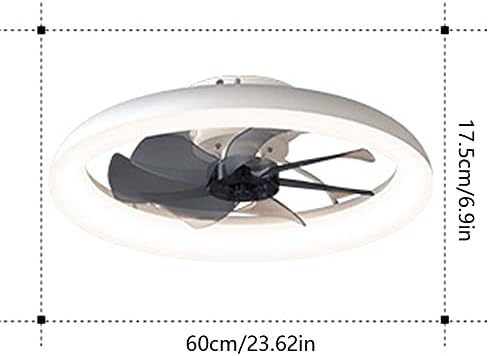 Pakfan okrugli jednostavni stropni ventilator sa svjetlima Dječja soba zatamnjena niskoprofil unutarnji stropni ventilator svjetla