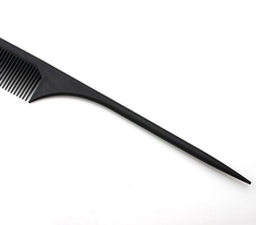 3PCS 8 Crna ugljična vlakna dugo upravljani antistatički češalj salon BARBER Profesionalni frizerski stil oštar repni češljevi češlja