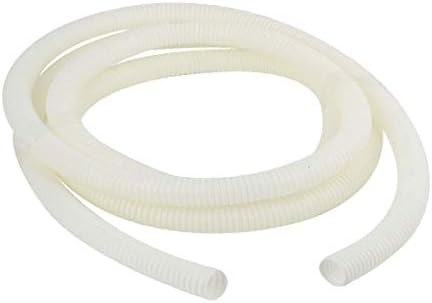 Nova LON0167 Bijela plastična 21mx18 mm valovita cijev od žice za savijena cijev 2,8 m (Weißer Kunststoff 21 mm x 18 mm wellrohrschlauch