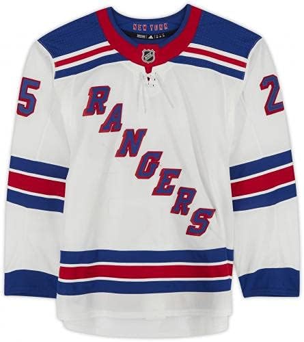 Libor Hajek New York Rangers -a koji se koristi 25 White Set 3 Jersey nosio se tijekom igara odigranih između 9. travnja i 8. svibnja,