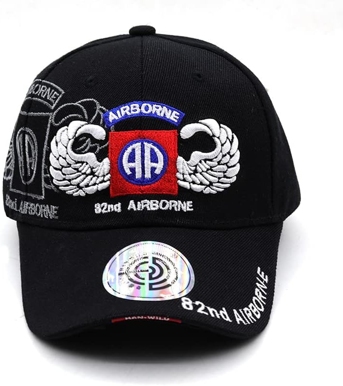 82. zrakoplovna divizija s skočnim krilima šešir za vez za bejzbol kapu Podesiva kapica tata šešir