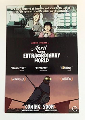 Travanj i izvanredni svjetski originalni D/S Movie razglednici 4 x6 rijetki