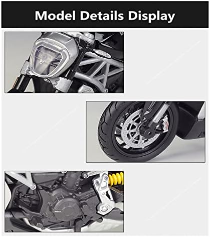 Vozila modela APLIQE LACKE za Ducati X Diavel S legura u trkačkoj simulaciji die Metal Metal Street Motocikl Model 1:12 Cool Model