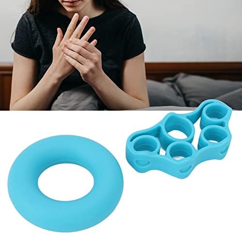 Ojačavač prstiju, O u obliku 40 lb silikonskog vježbanja prsta za prsten za prsten od 8,8 lb prsten za čvrstoću ruke
