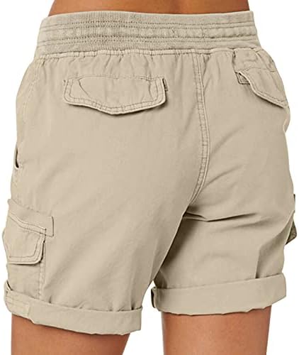 2023 Stretch Twill kratke hlače za žene Summer Casual 6 Twill kratke hlače planinarskih kratkih hlača s džepovima Chino Bermuda kratke