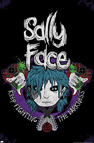 Trendovi International Sally Face - prekriženi plakat gitara zida