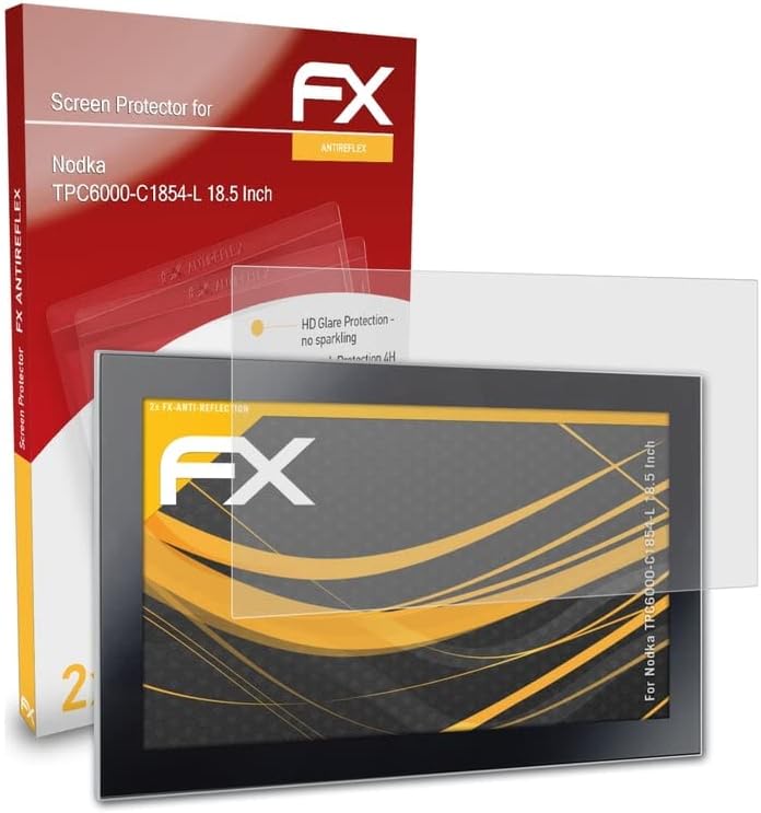 ATFOLIX Zaslon Zaštitnik kompatibilan s Nodka TPC6000-C1854-L 18,5 inčni zaštitni film zaslona, ​​anti-reflektivni i šok koji apsorbira