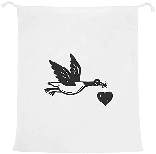 Leteća ptica sa srcem torba za rublje / pranje / skladištenje