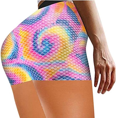Biciklističke kratke hlače za žene kontrola trbuha visokog struka Summer casual tenis koji trči kratke hlače udobne odjeće za rastezljive