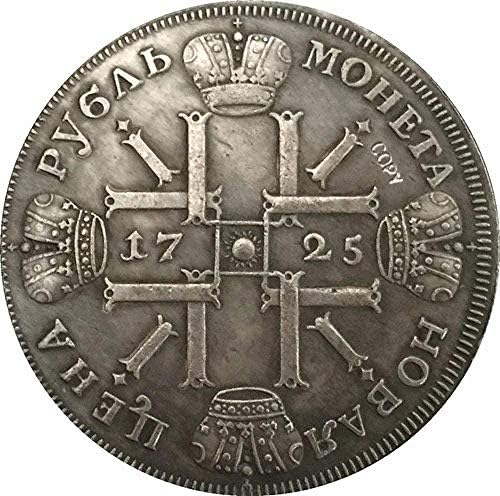 Izazov novčića 1725 Peter I Russia Coins Kopiraj tipa 2 Kopiranje kolekcije kolekcije kovanica