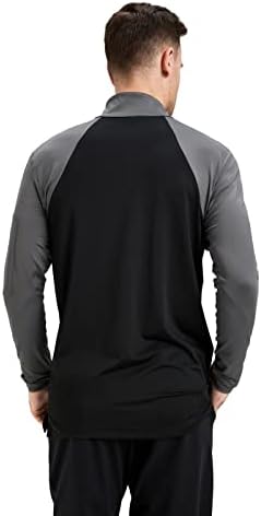 Četvrtina patentna golf pulover muškarci vitki fit dugi rukav 1/4 zip pulover muški ribolovni košulje Performance Performance Twishert