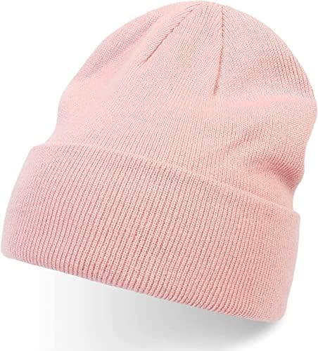 Šeširi s kapuljačom od 2, zimske kape za muškarce, žene, kape standardne veličine, tople pletene čarape s manšetama, tamnoplave i ružičaste