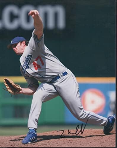 Tim Hamulack Los Angeles Dodgers potpisao je Autographed 8x10 Fotografija W/COA