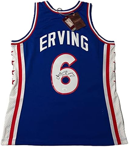 Julius Erving potpisao je Mitchell & Ness Swingman Collection Jersey JSA - Autografirani NBA dresovi