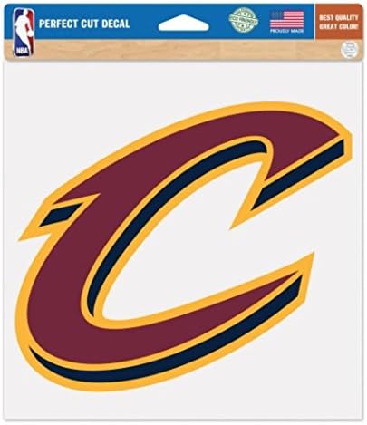 NBA Cleveland Cavaliers 8 x 8 inča savršena naljepnica naljepnice u boji