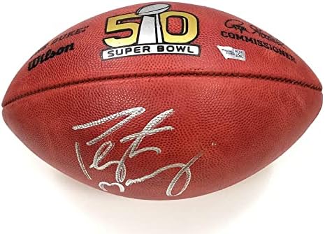 Peyton Manning Autografirani Denver Broncos Wilson Duke Super Bowl 50 Igra Football Fanatics Autentic - Autografirani nogomet